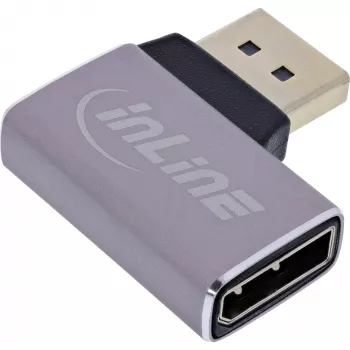 InLine 17291D DisplayPort dzimuma maiņas adapteris, pelēks/melns