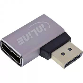 InLine 17291D DisplayPort dzimuma maiņas adapteris, pelēks/melns
