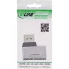 InLine 17291D DisplayPort dzimuma maiņas adapteris, pelēks/melns