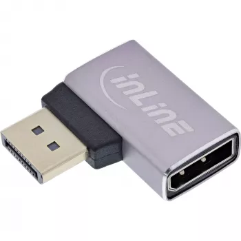 InLine 17291E DisplayPort adapteris – taisnleņķa vīriešu-sieviešu pārejas elements