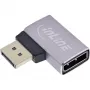 InLine 17291E DisplayPort adapteris – taisnleņķa vīriešu-sieviešu pārejas elements