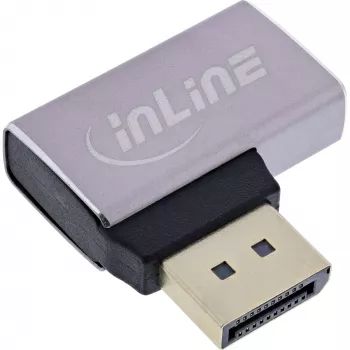 InLine 17291E DisplayPort adapteris – taisnleņķa vīriešu-sieviešu pārejas elements