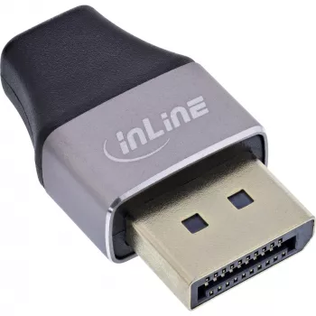 InLine 17291B adapteris DisplayPort uz Mini DisplayPort, melns, pelēks