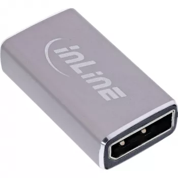 DisplayPort dzimuma mainītājs InLine 17291A Pelēks Apzeltīts