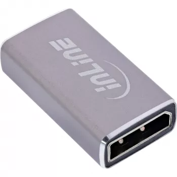 DisplayPort dzimuma mainītājs InLine 17291A Pelēks Apzeltīts
