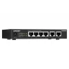 QNAP QSW-2104-2T-R2 tīkla slēdzis Nepārvaldāms 10G Ethernet (100/1000/10000) Galddators Melns