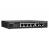 QNAP QSW-2104-2T-R2 tīkla slēdzis Nepārvaldāms 10G Ethernet (100/1000/10000) Galddators Melns