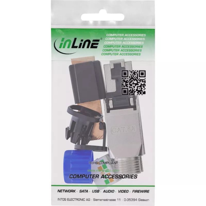 Tīkla kabelis InLine 76204D RJ-45 / LSA vīrietis taisns 8.5mm