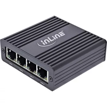 InLine 33380V USB 3.2 Gen.1 uz 4x RJ45 Gigabit Ethernet tīkla adapteris