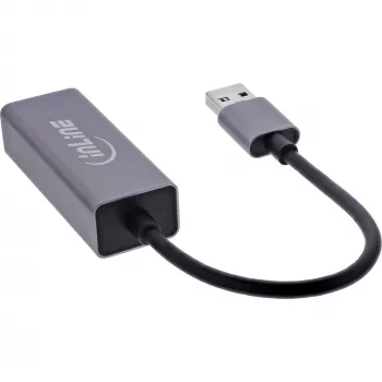 InLine 33380P USB-A uz RJ45 Gigabitu Ethernet adapteris