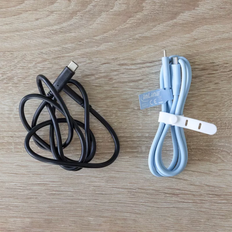 InLine 35892B USB-C kabelis USB 2.0 2 m zils