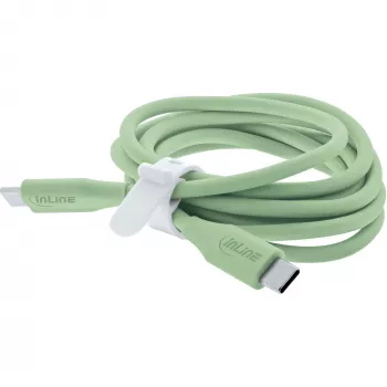 USB kabelis InLine 35891G 1 m USB-C zaļš USB 2.0 0.48 Gbit/s