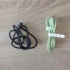InLine 35891G USB-C–USB-C vads, USB 2.0, 480 Mbit/s, 100 W ātrā uzlāde, silikona, 1 m, Matcha Latte zaļš