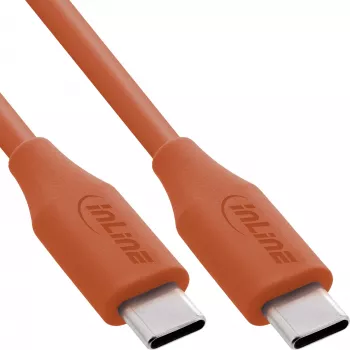 USB kabelis InLine 35895O 0.5m USB-C oranžs USB 2.0 0.48 Gbit/s
