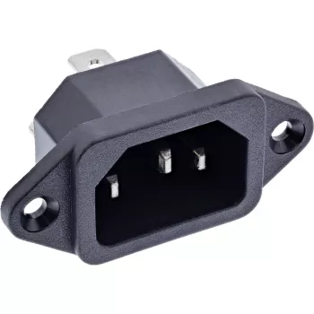 InLine S-16701 iebūvējama strāvas ligzda melna