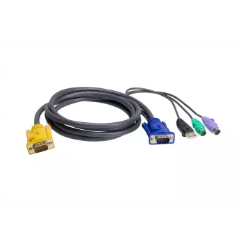 ATEN PS/2 USB KVM kabelis 3m (2L-5305UP)