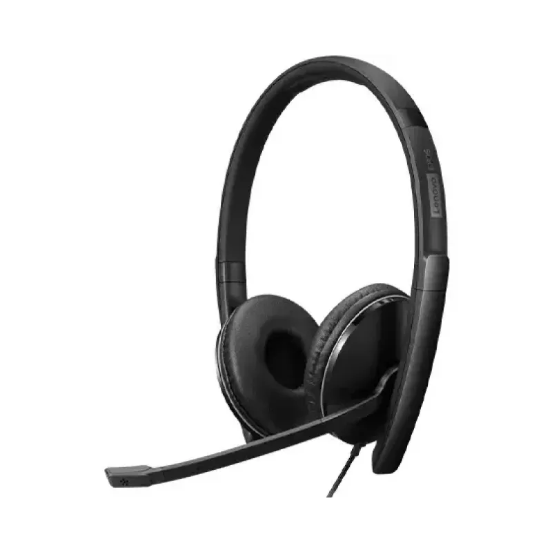 Lenovo 4XD1M39029 Austiņas ar trokšņu slāpēšanu, vadu, USB Type-C, melnas