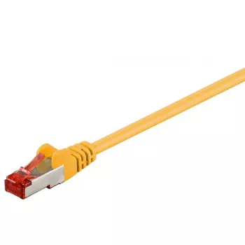 GOOBAY CAT6 S/FTP (PiMF) tīkla vads, 3 m, dzeltens, RJ-45–RJ-45