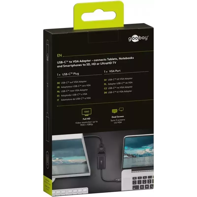 USB-C uz VGA adapteris Goobay 51776