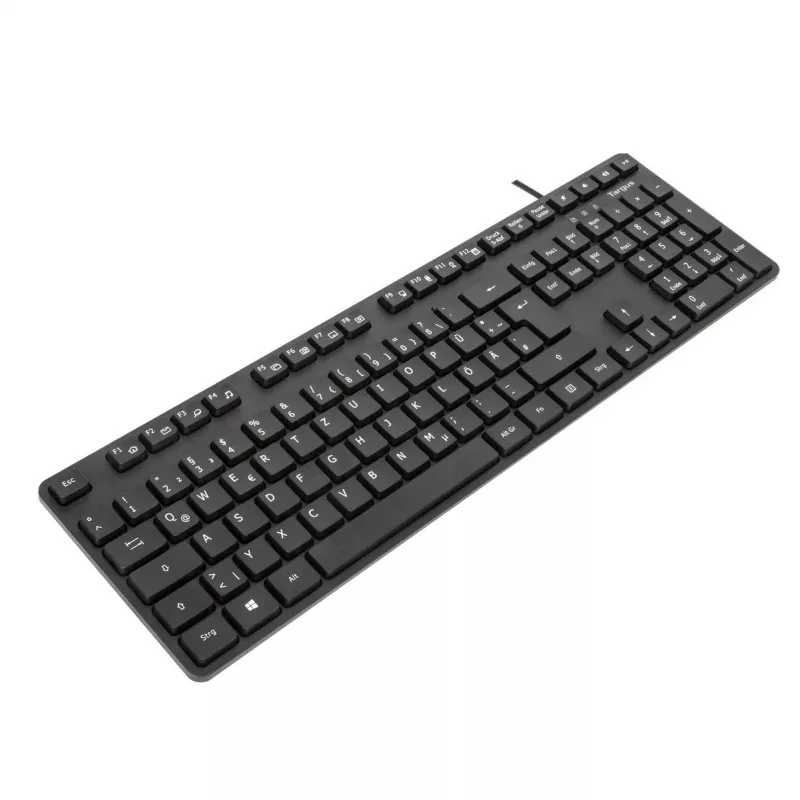 Targus AKB30DE tastatūra, USB, vācu QWERTZ izkārtojums, melna