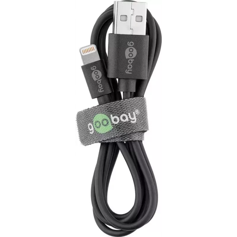 Goobay 72906 Lightning USB uzlādes un sinhronizācijas kabelis (2 m)