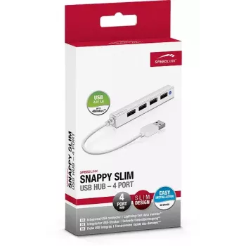 USB centrmezgls SPEEDLINK SNAPPY SLIM SL-140000-WE