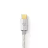 USB kabelis Nedis CCTB60700AL20 2m USB-C alumīnija USB 2.0