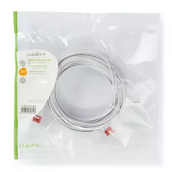 Nedis CCGP85216WT100 tīkla kabelis 10 m Cat6 U/UTP balts
