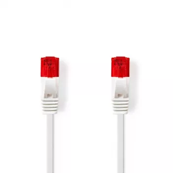 Nedis CCGP85216WT100 tīkla kabelis 10 m Cat6 U/UTP balts