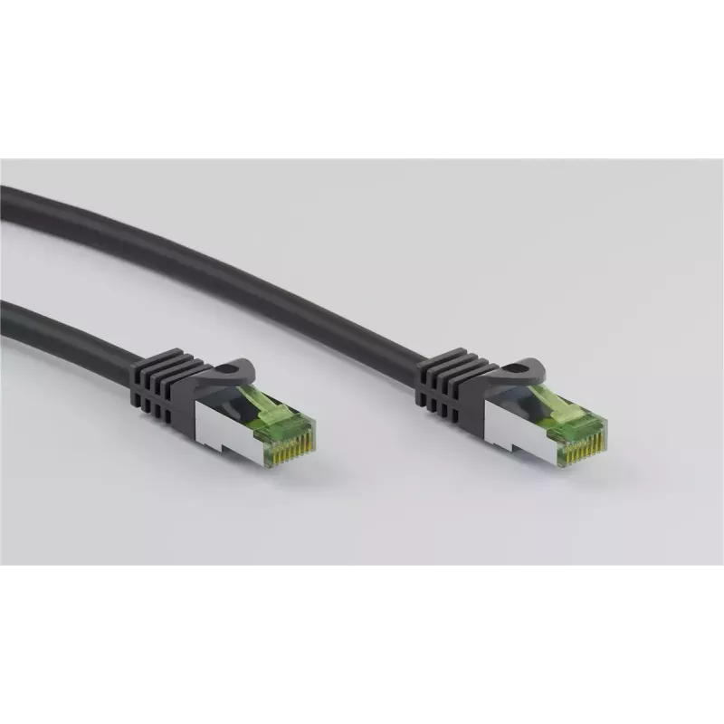 Goobay tīkla kabelis Melns 0.25 m Cat8.1 S/FTP