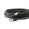 Goobay tīkla kabelis Melns 0.25 m Cat8.1 S/FTP
