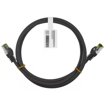Tīkla kabelis Wentronic 61095 3m Cat8.1 S/FTP Melns
