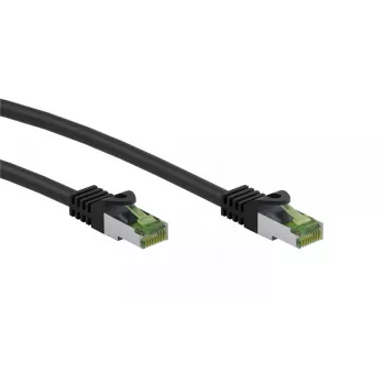 Tīkla kabelis Wentronic 61098 10m Cat8.1 S/FTP Melns