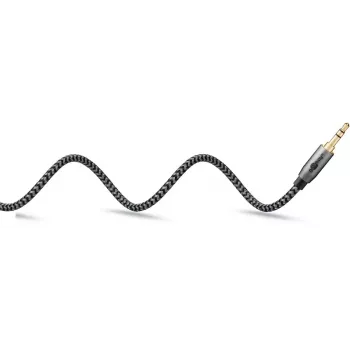 Audio kabelis Goobay / WENTRONIC 3.5mm TRS–3.5mm TRS, 5 m, varš, apzeltīti kontakti, magnētiskais ekranējums