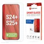 Displex Smart Glass (9H) Samsung Galaxy S24+/S25+, montāžas uzlīme, nesalaužams