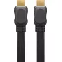 Goobay HDMI kabelis 1m A tipa vīrietis-vīrietis 18 Gbit/s Melns