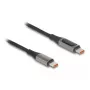 DeLOCK USB 2.0 datu un ātrās uzlādes kabelis USB Type-C vīrietis uz vīrieti PD 3.0 100 W 2 m