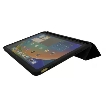 Folio Slim Case Hurtel DEQSTER iPad 10,9 collu (10. paaudzei) — TPU/PU vāciņš, 3 statīva režīmi, 244 g