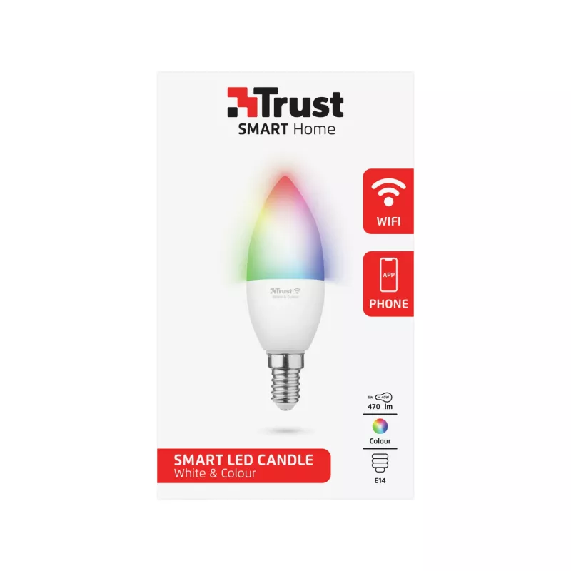 Viedā spuldze Trust 71280 Wi-Fi Balta 100 mm