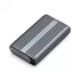 Satechi USB4 NVMe SSD Pro korpuss – 40 Gbit/s, pelēks caurspīdīgs