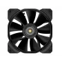 COUGAR Case MHP 120 ventilators, melns