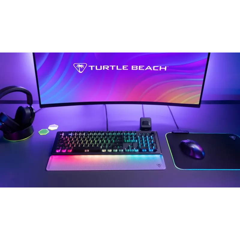 Turtle Beach Vulcan II Max tastatūra Gaming USB QWERTZ Melna