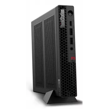 Lenovo ThinkStation P3 Tiny Intel® Core™ i9 i9-14900 64 GB DDR5-SDRAM 1 TB SSD Windows 11 Pro Mini PC darbstacija Melna