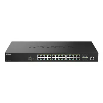 D-Link DMS-1250-28P/E 28 portu 2.5G Multi-Gigabit PoE++ viedais slēdzis ar 4 x 10G SFP+ portiem