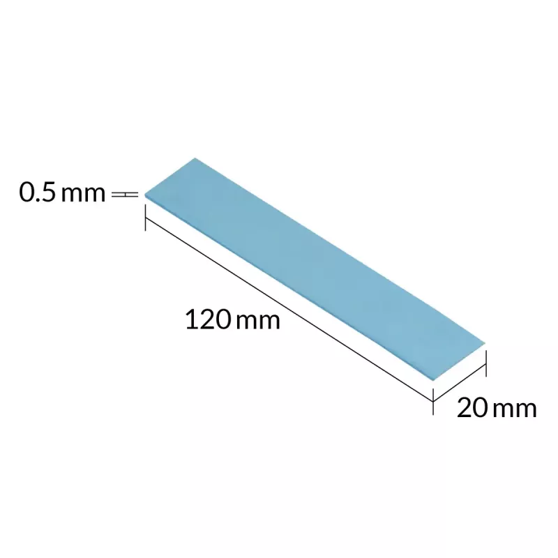 ARCTIC TP-3 Premium Performance Termālais paliktnis 120 x 20 mm, 0.5 mm