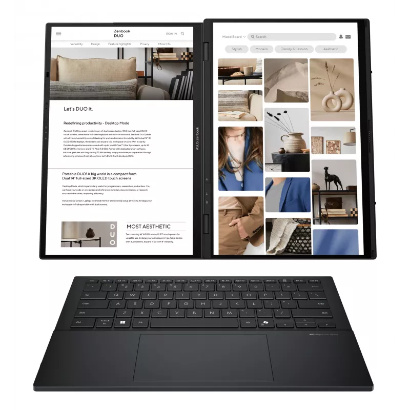 Portatīvais dators ASUS ZENBOOK 14 inch Core Ultra 9, 16GB RAM, 512GB SSD, NVIDIA, Windows 11
