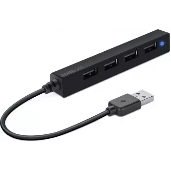 USB Hubs Speedlink Snappy Slim 480 Mbit/s Melns