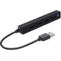 USB Hubs Speedlink Snappy Slim 480 Mbit/s Melns