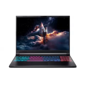Portatīvais dators Acer Nitro V 16S ANV16S-71-77SA — 16 collu WQXGA (2560×1600), Intel Core 7 240H, 16 GB DDR5, 1 TB SSD, NVIDIA GeForce RTX 5070, Windows 11 Home, Melns