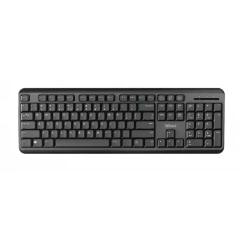 Trust TK-350 bezvadu tastatūra Office RF Wireless QWERTZ vācu melna